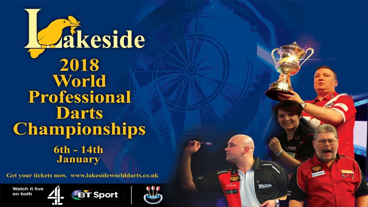 WK Darts BDO Lakeside live te volgen via Youtube